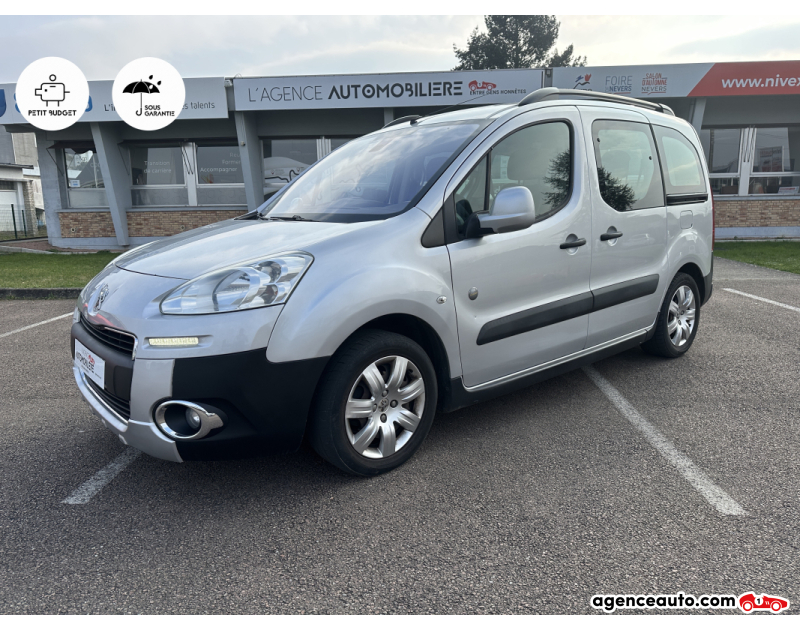 Compra de Coches Usados, Coches Usados Baratos %'|'% Agence Auto Peugeot Partner Tepee 1.6 HDi FAP 92ch Active/adaptation TPMR HANDILOR Argent Año 2012 Manuelle Diesel